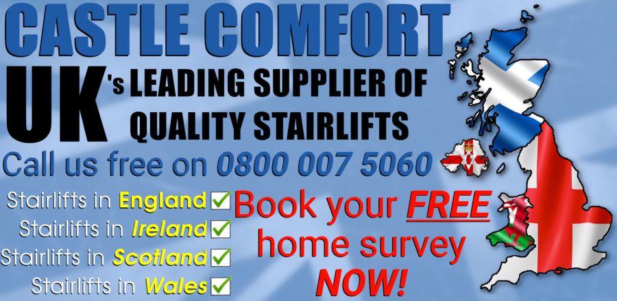 Castle Comfort Stairlifts - Click to read more at  www.castlecomfortstairlifts.co.uk