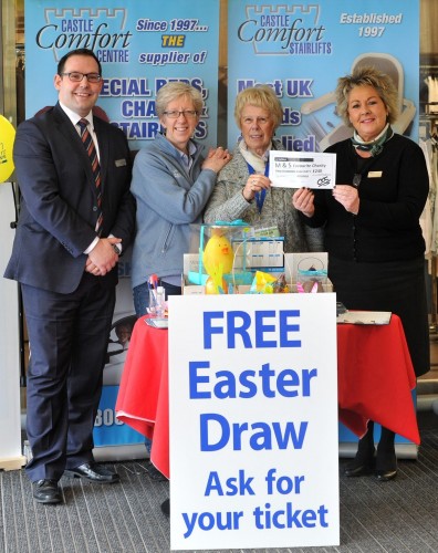 Easter Fund Raiser by Castle Comfort Centre at Marks and Spencer in Wolstanton